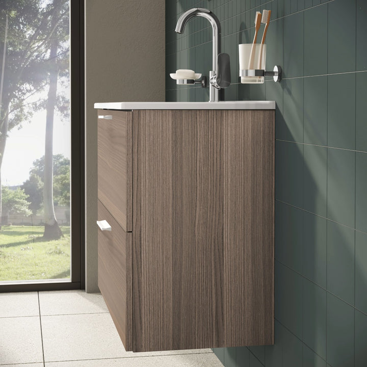 Vitra Mia 800mm Wall Hung 2 Drawer Washbasin Unit inc Basin - Cordoba