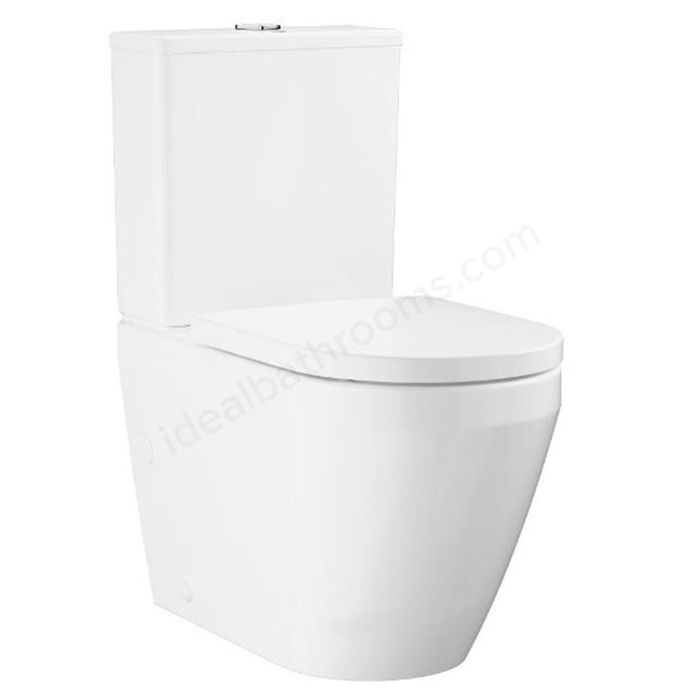 Grohe Euro Ceramic Close Coupled Rimless Bottom Inlet WC Set - White