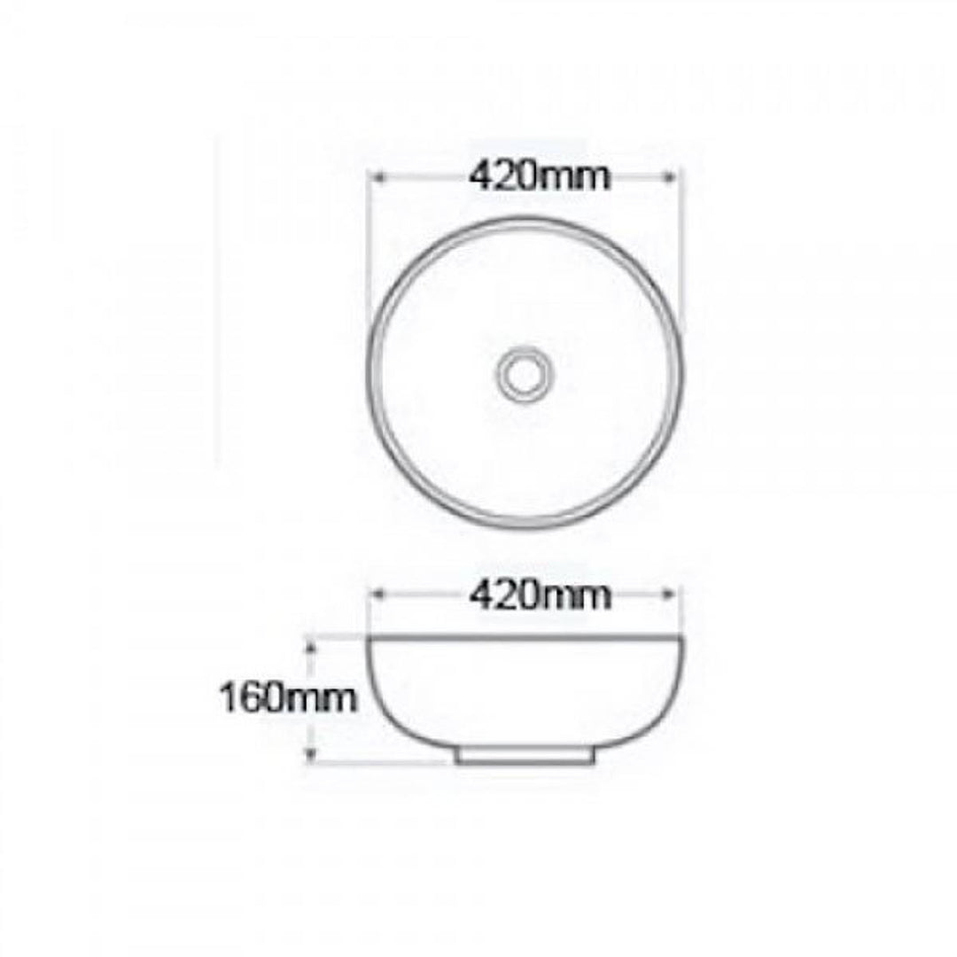 Objekt Ceramica Odesa 420mm Counter Top Basin