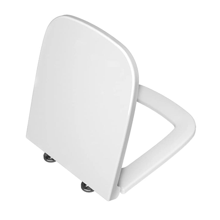 VitrA S20 soft closing white Duroplast toilet seat with top-fixing hinges, designed to fit compatible VitrA S20 toilets.