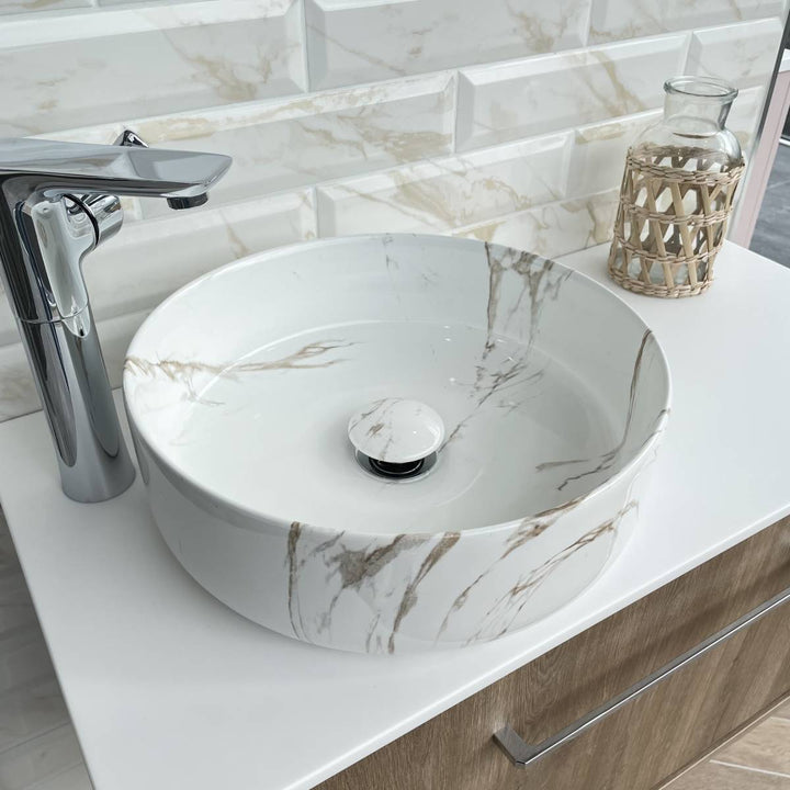 Objekt Ceramica Tahoe 360mm Counter Top Basin - Marble