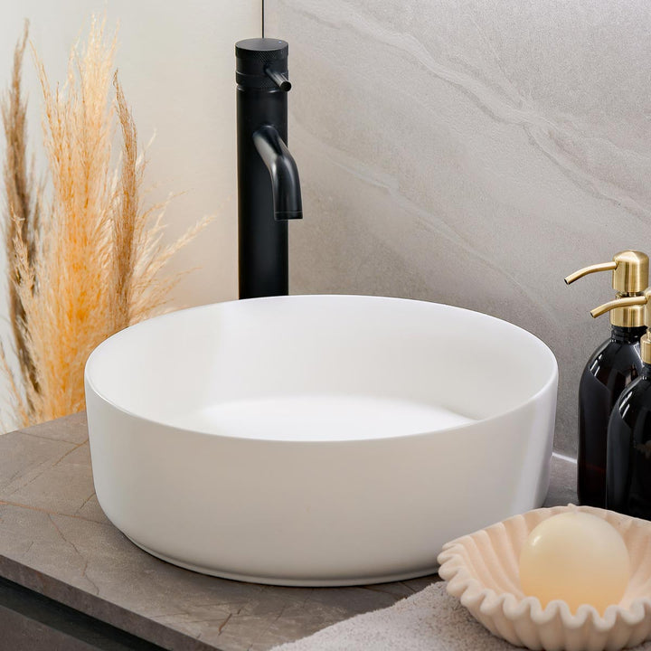 Objekt Ceramica Tahoe 360mm Counter Top Basin - Matt White