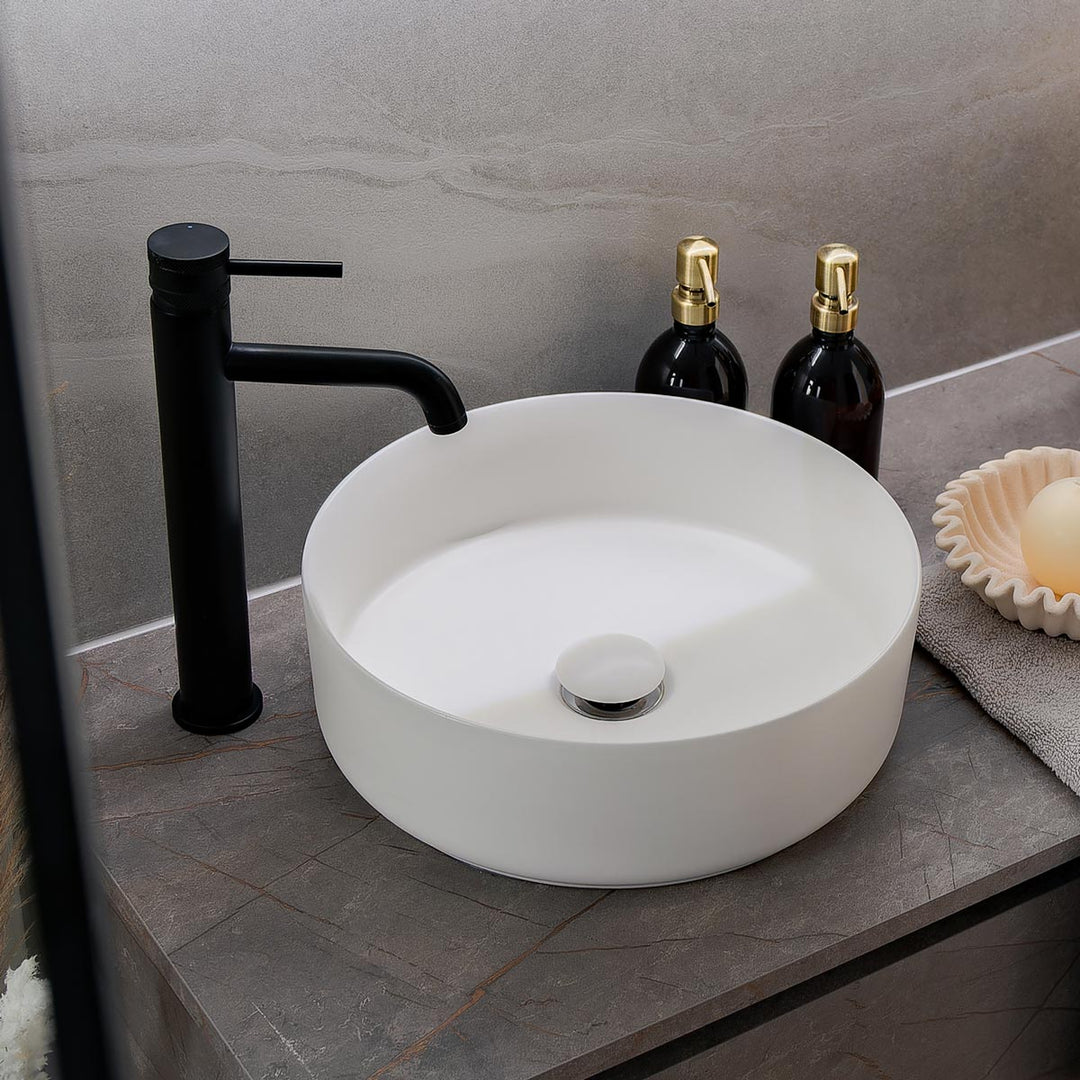Objekt Ceramica Tahoe 360mm Counter Top Basin - Matt White