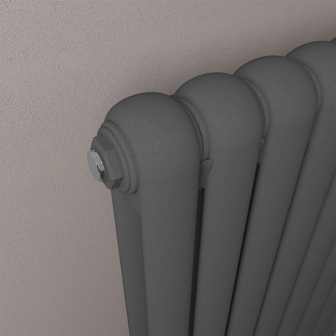 Rubano 1800 x 503mm Column Radiator - Matt Anthracite