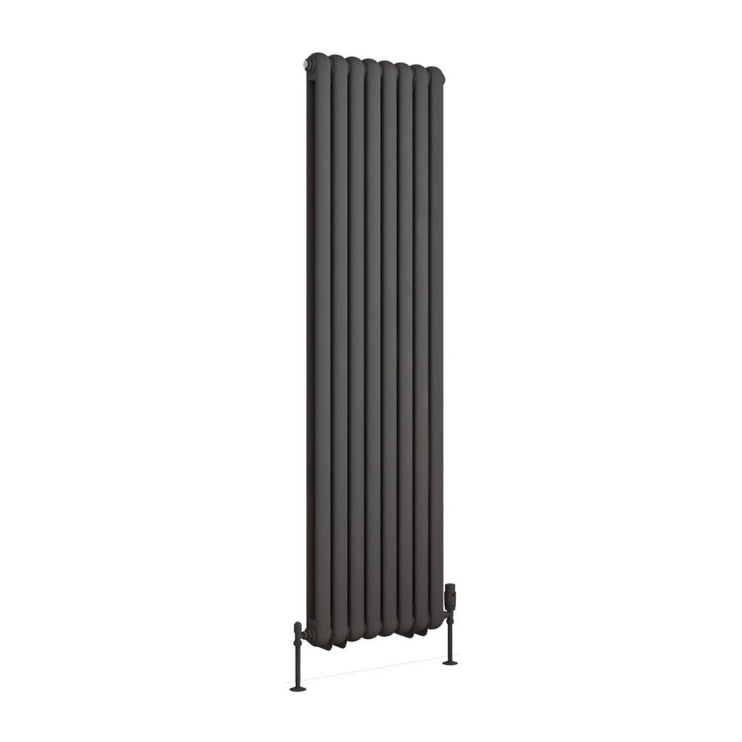 Rubano 1800 x 503mm Column Radiator - Matt Anthracite