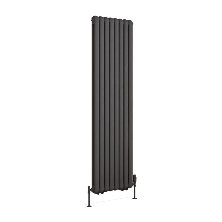 Rubano 1800 x 503mm Column Radiator - Matt Anthracite