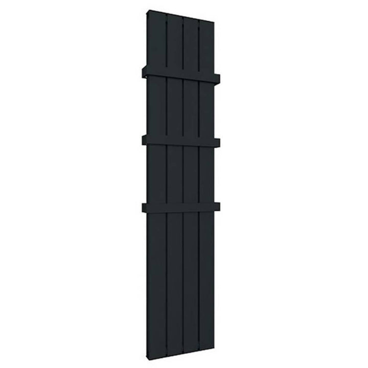 Vesima 1800 x 403mm Aluminium Radiator - Matt Black