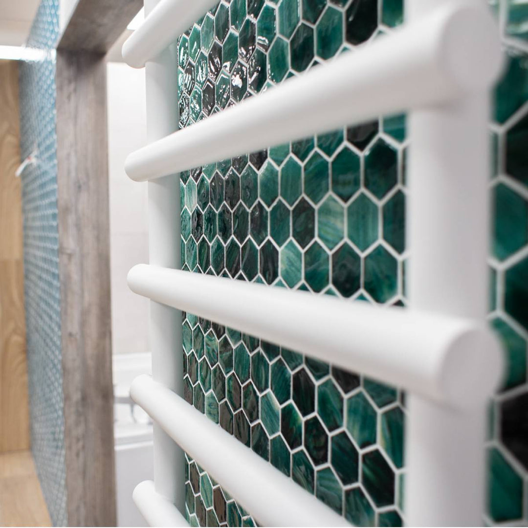 Marlow 1750 x 500mm Heated Towel Rail - White
