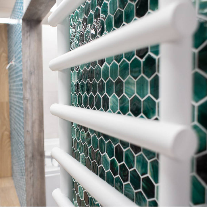 Marlow 1750 x 500mm Heated Towel Rail - White