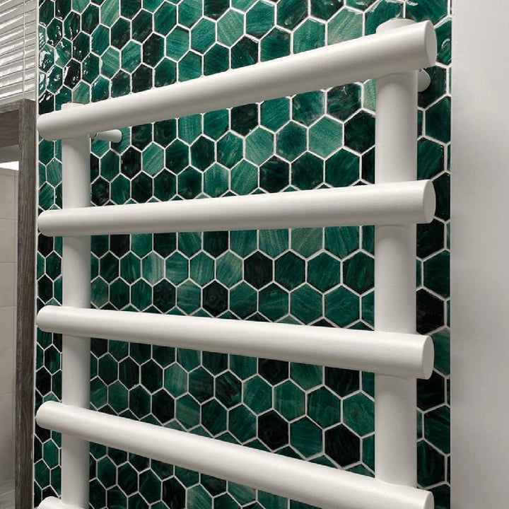 Marlow 1750 x 500mm Heated Towel Rail - White