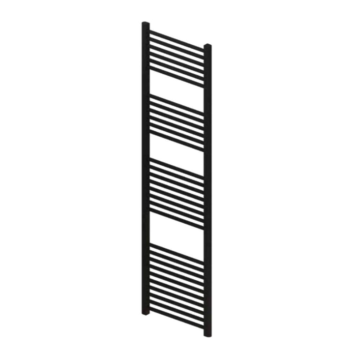 Wingrave 1800 x 500mm Straight Heated Towel Rail - Matt Black