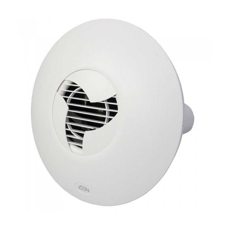Airflow iCON 30 Extractor Fan Mains 100mm with Auto-Iris