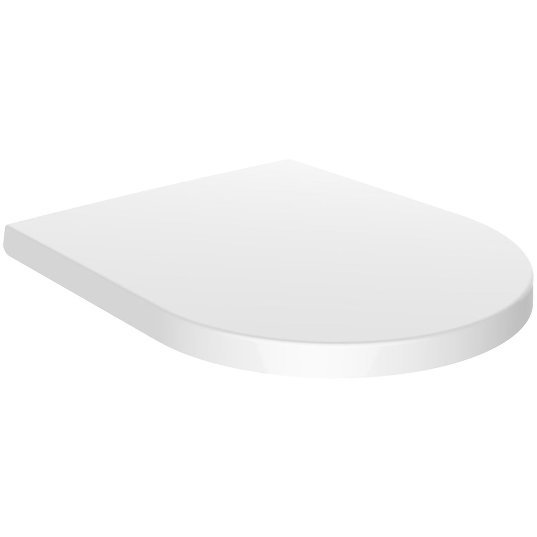 Duroplast Replacement D Shape Soft Close Toilet Seat