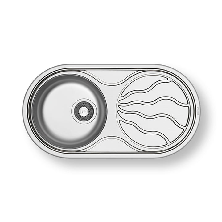 Pyramis SR Twig 850 x 450mm 1 Bowl 1 Taphole Sink