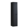 Athens Wall Hung Tall Storage Unit - Matt Black