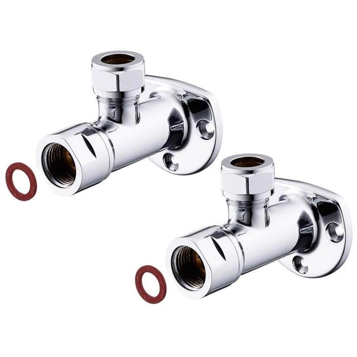 Armitage Shanks B1688AA Nimbus 21 wall mounted exposed bib tap set in polished chrome, featuring rounded brass construction and 81mm projection