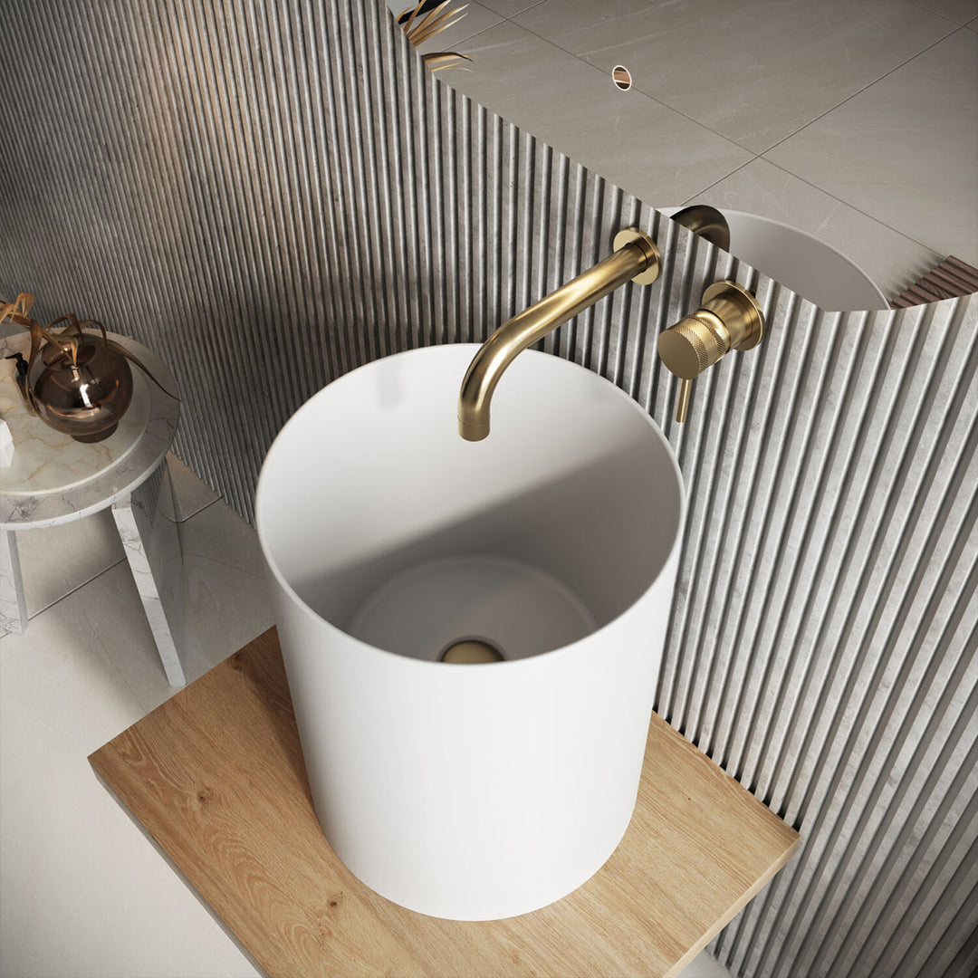 Modulo Countertop Tall Basin - Matt White
