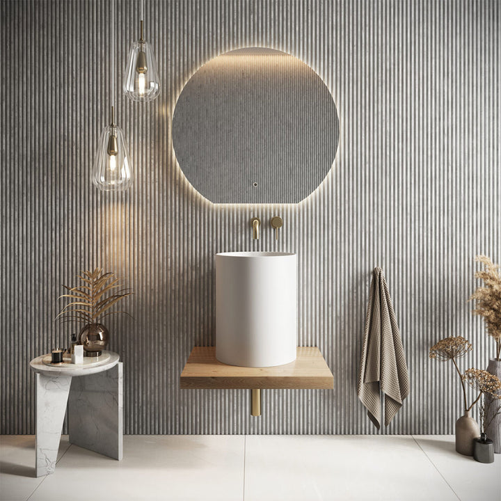 Modulo Countertop Tall Basin - Gloss White