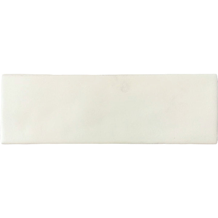 Borgo Matt Soft White 6.5 x 20cm White Body Wall Tile - 0.36sqm perbox