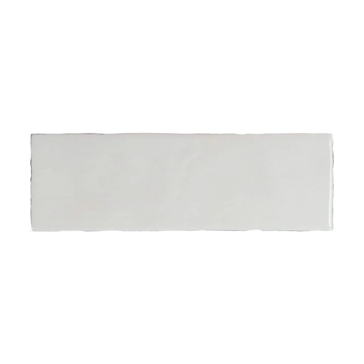 Nolito Blanco 6.5 x 20cm Glossy Porcelain Wall Tile - 0.36sqm perbox