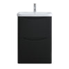 Athens 600mm Floorstanding Vanity Unit & Basin - Matt Black