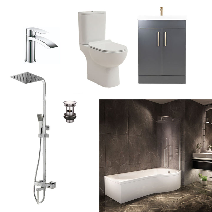 Hayden Shower Bath Suite - Right Hand