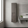 Camden 1500mm Wall Mounted Storage Cabinet - Graphite Oak