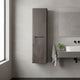 Camden 1500mm Wall Mounted Storage Cabinet - Graphite Oak