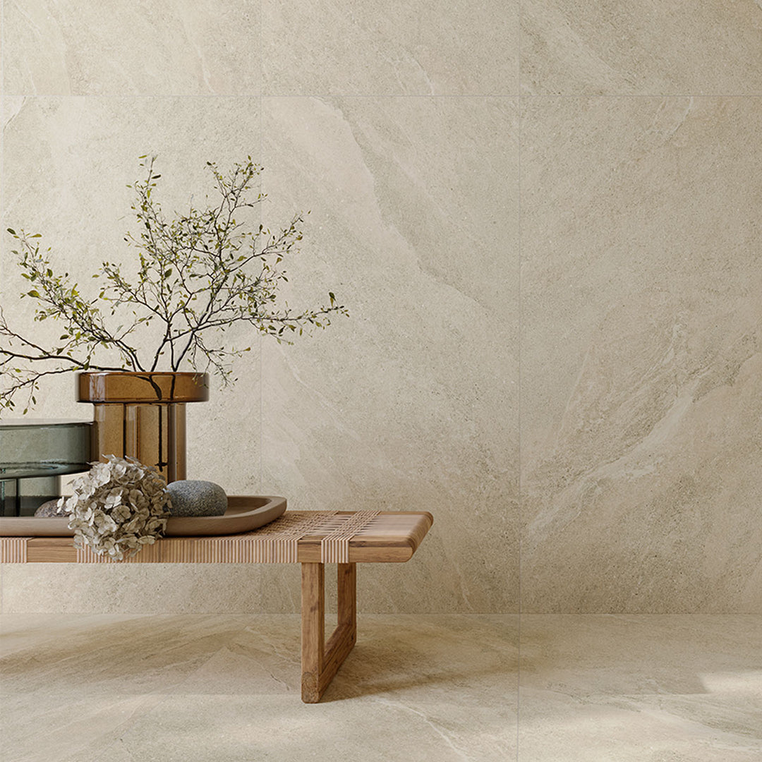 Liv Zanzibar Beige Matt 59.8 x 59.8cm Rectified Matt Porcelain Tile - 1.07sqm perbox