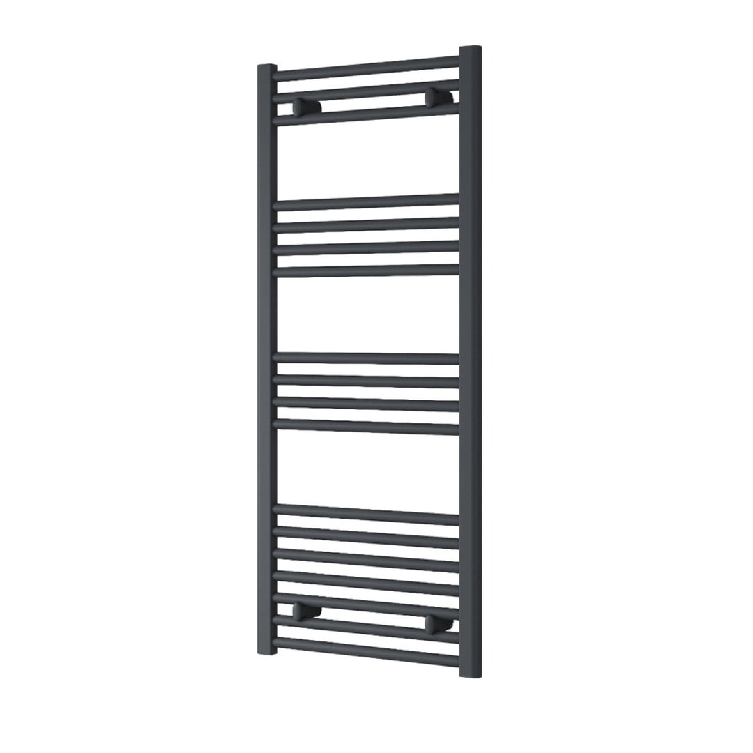 Reina Capo 1200 x 500mm Flat Towel Rail - Anthracite
