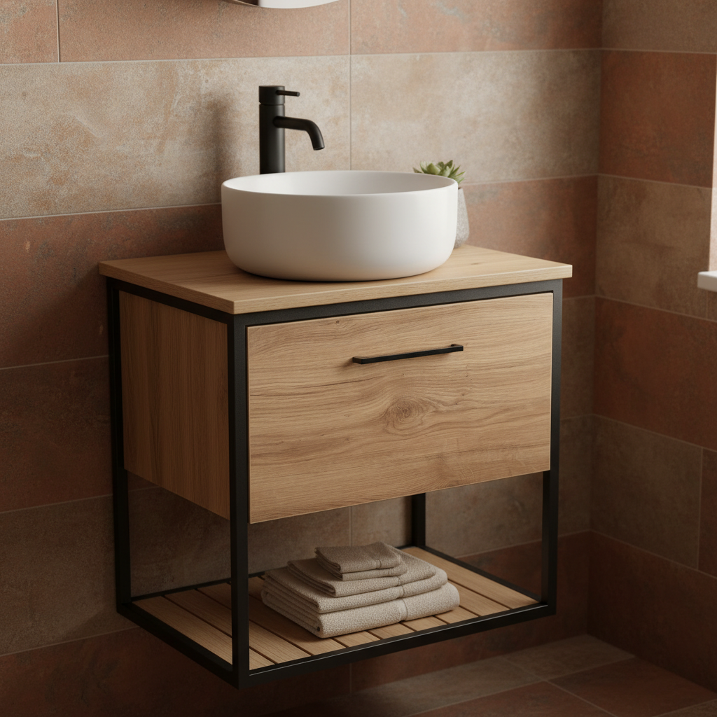 Croft 650mm Wall Hung Unit with Countertop