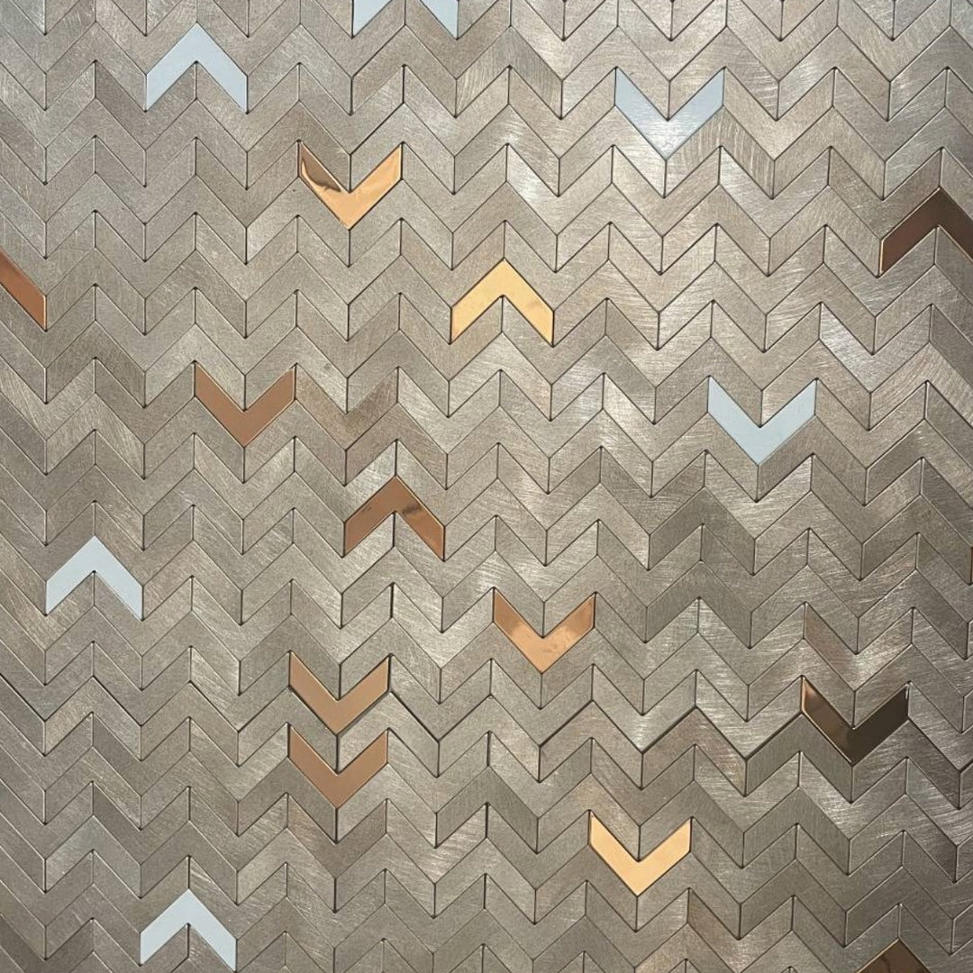 Delta Copper 28.1 x 28.3cm Mosaic Sheet