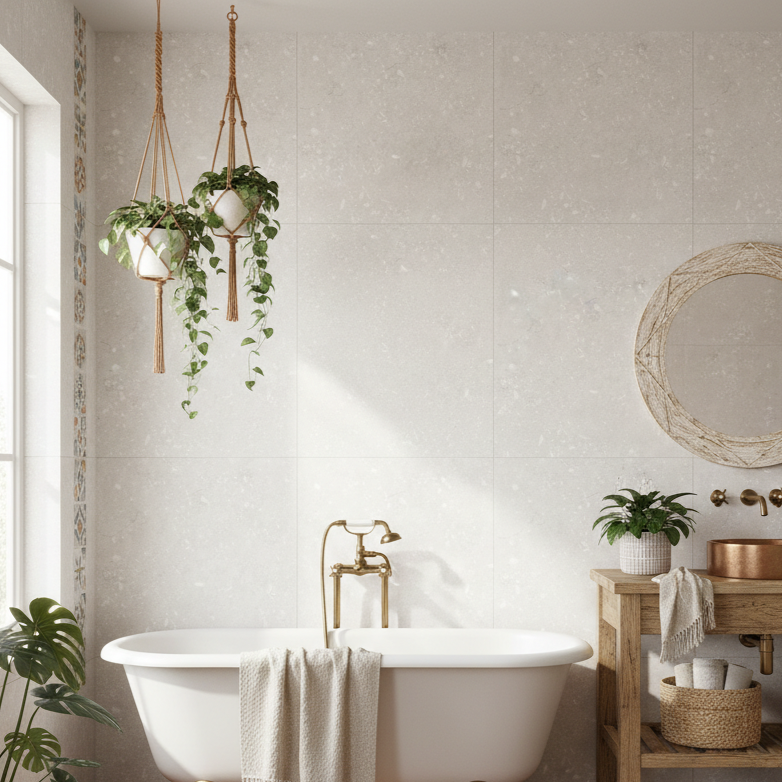 Ziran White Matt 90 x 90cm Rectified Porcelain Tile - 1.62sqm perbox