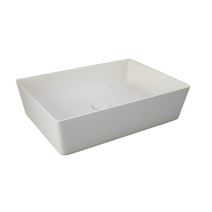 RAK Ceramics Feeling Slim Rectangular 500mm Countertop Basin - Matt Greige