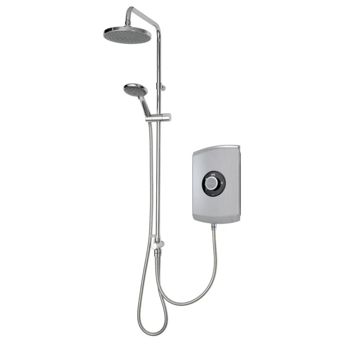 Triton Amore Brushed Steel DuElec Diverter