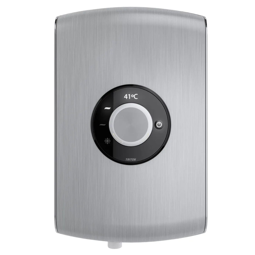 Triton Amore Brushed Steel DuElec Diverter
