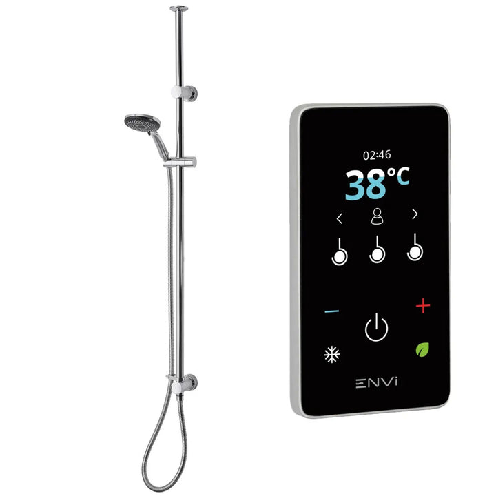Triton ENVi Electric 9.0KW Shower with Ceiling Kit - Chrome