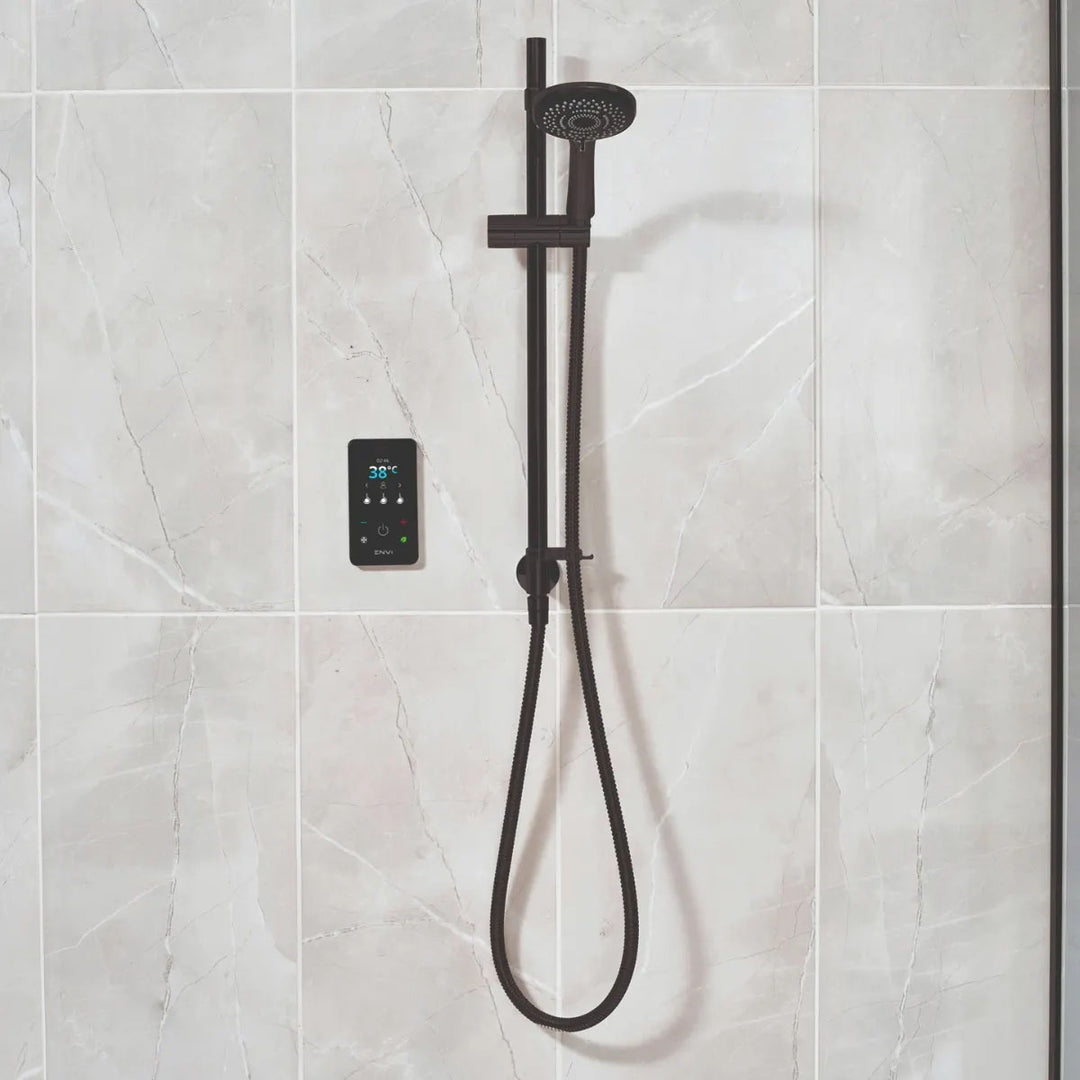 Triton ENVi Electric 10.5KW Shower with Rail Kit - Black