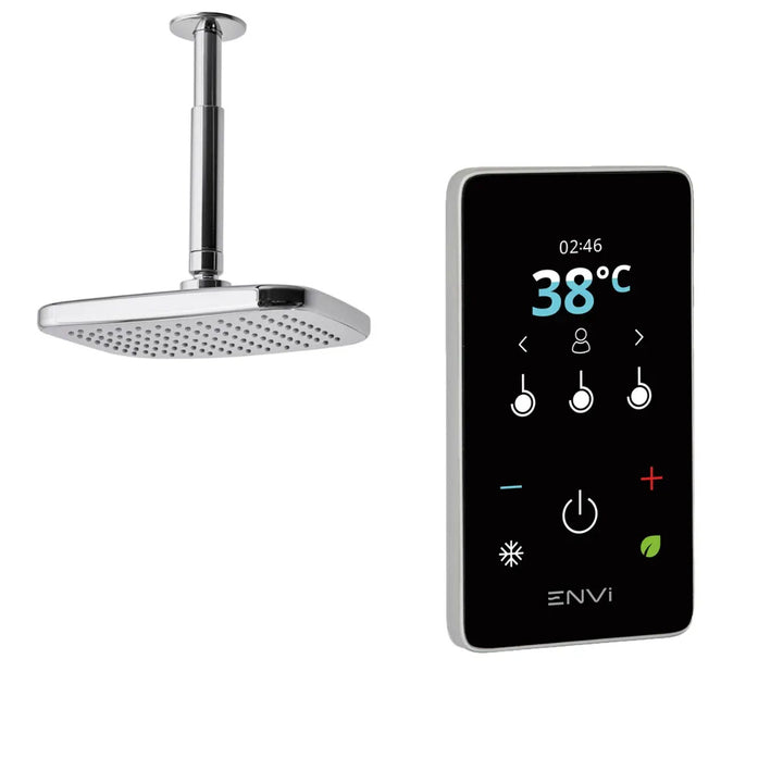 Triton ENVi Electric 10.5.0kW Shower with Fixed Head - Chrome