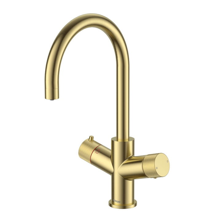3 in 1 Boiling Water Tap Only - U Spout - Brass