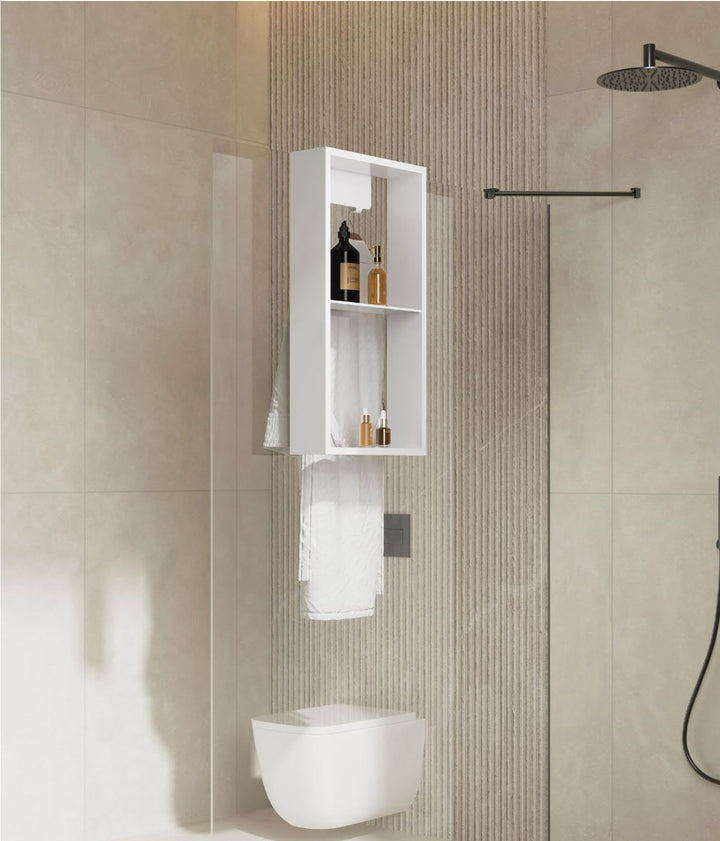 Eliseo Ricci 630mm x 330mm Hanging Shower Shelf - White