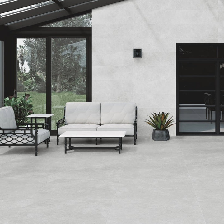 Kalos Grey 60 x 60cm Rectified Porcelain Floor Tile