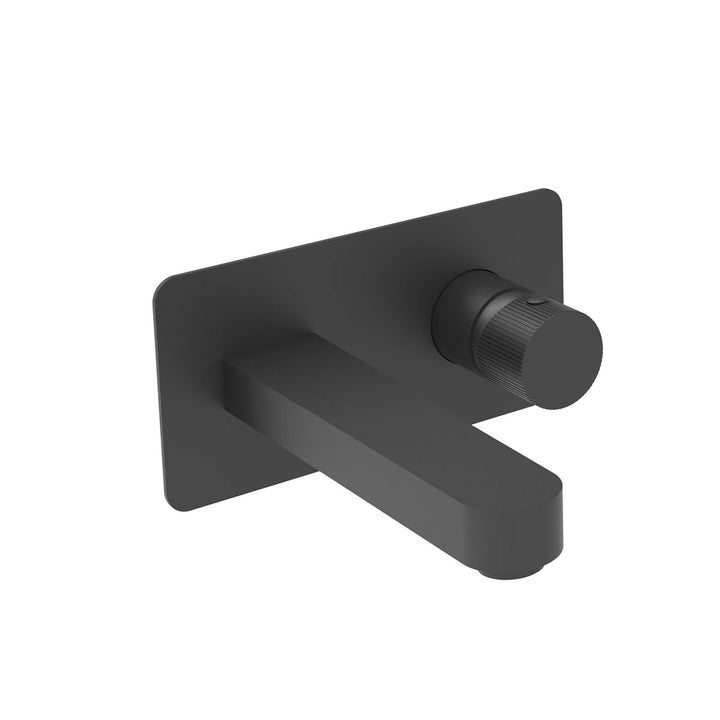 Flauto Wall Mounted Tap - Black