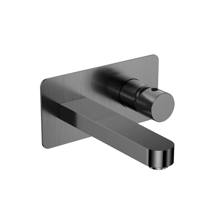 Flauto Wall Mounted Tap - Gunmetal