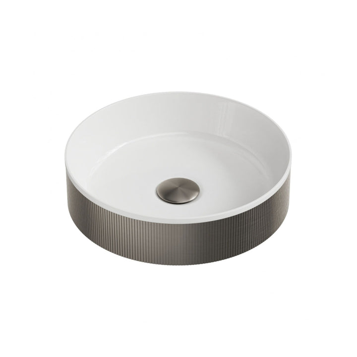 Flauto 360mm Countertop Basin - Gunmetal