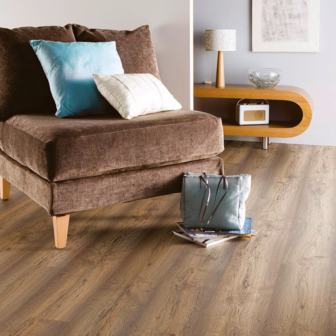 Modena Oak 8mm Laminate Wooden Flooring - 1288 x 195 x 8 mm - 2.26sqm Per box