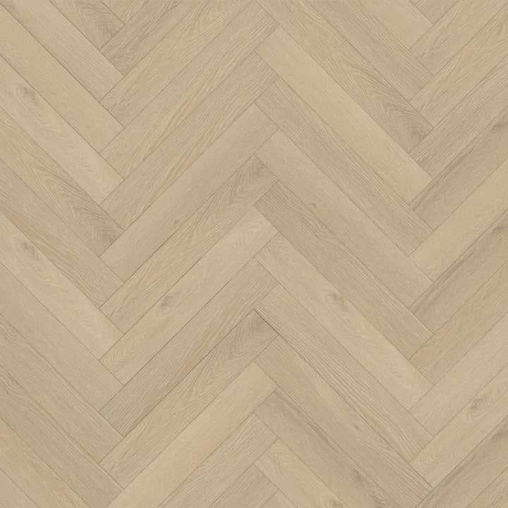 Denver Oak Herringbone 600mm x 100mm x 12mm Laminate Wooden Flooring - 1.92sqm Per Pack
