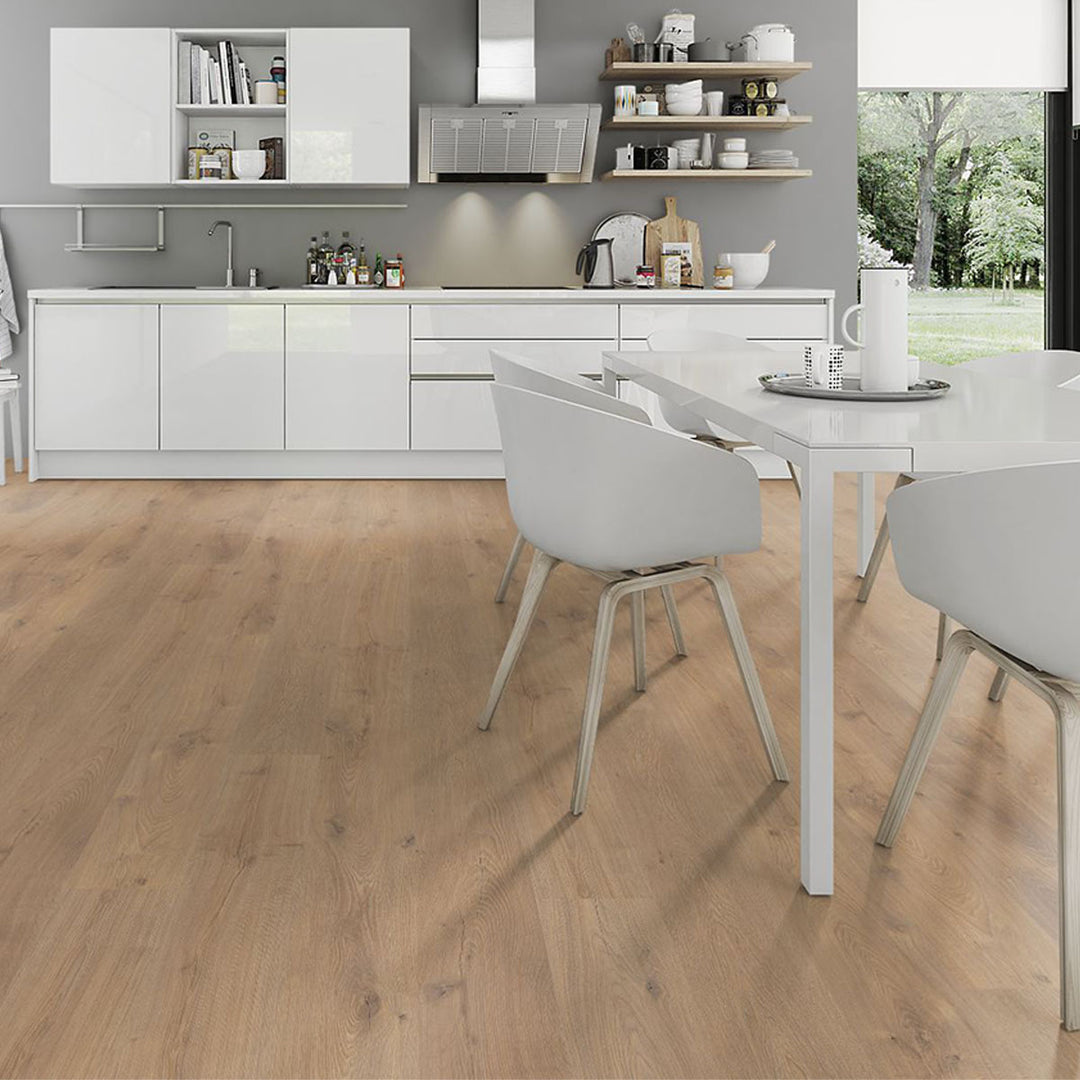 Oregon Oak Plank 1215mm x 196mm x 12mm Laminate Wooden Flooring - 1.43sqm Per Pack