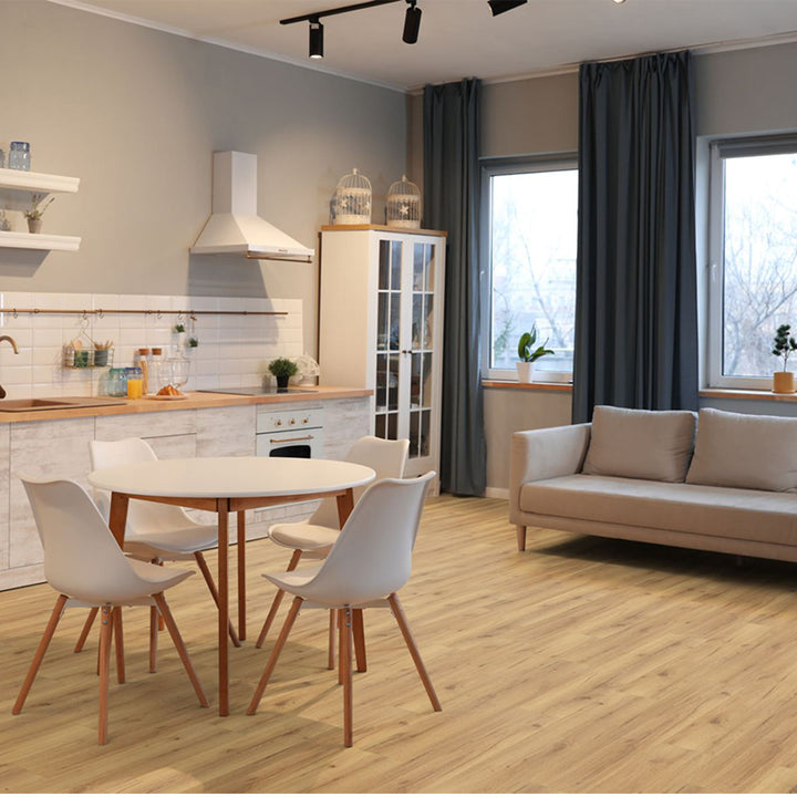 Oak Robust Natural Plank 1215mm x 196mm x 12mm Laminate Wooden Flooring - 1.43sqm Per Pack