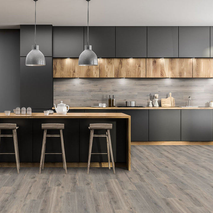 Volcanic Oak Plank 1215mm x 196mm x 12mm Laminate Wooden Flooring - 1.43sqm Per Pack